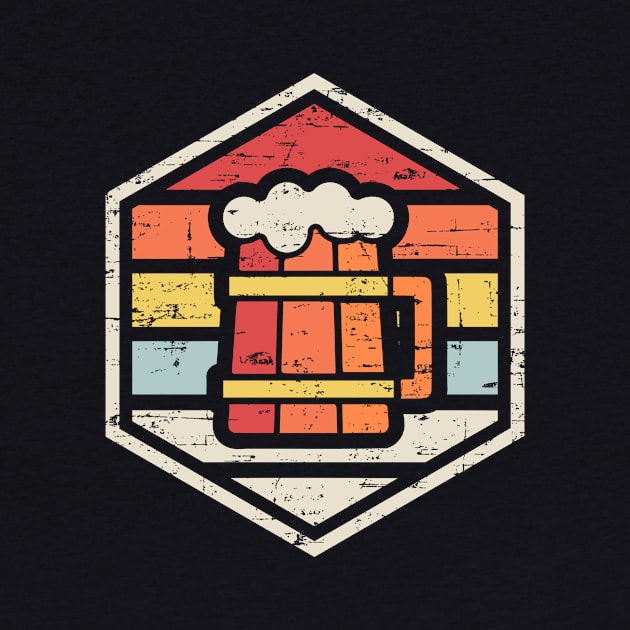 Retro Badge Beer by rojakdesigns